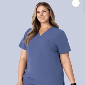 Mandala Scrub Set In Periwinkle